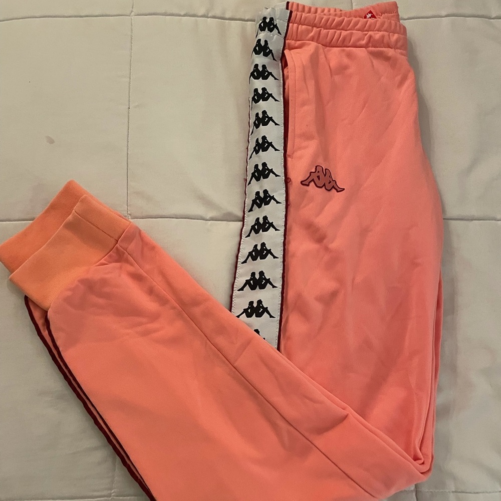 Kappa Coral Pink Track Pants Joggers